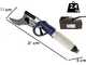 BullMach ARTEMIS 45 PRO Electric Pruning Shears - Extension Pole 1.5/2.1 m - 45mm Cutting diameter