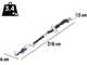 BullMach ARTEMIS 45 PRO Electric Pruning Shears - Extension Pole 1.5/2.1 m - 45mm Cutting diameter