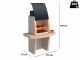 Linea VZ Formentera - Wood and Charcoal Masonry Barbecue
