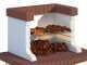 Linea VZ Gavi - Wood and Charcoal Masonry Barbecue