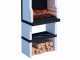 Linea VZ Stoccolma - Wood and Charcoal Masonry Barbecue