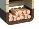 Linea VZ Monopoli - Wood and Charcoal Masonry Barbecue