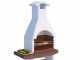 Linea VZ Treviso - Wood and Charcoal Masonry Barbecue
