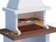 Linea VZ Vulcano - Wood and Charcoal Masonry Barbecue