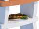 Linea VZ Modena - Wood and Charcoal Masonry Barbecue