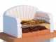 Linea VZ Modena - Wood and Charcoal Masonry Barbecue