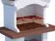 Linea VZ Canarie - Wood and Charcoal Masonry Barbecue