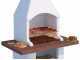 Linea VZ Posillipo -  Wood and Charcoal Masonry Barbecue