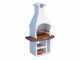 Linea VZ Los Angeles - Wood and Charcoal Masonry Barbecue