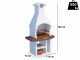 Linea VZ Los Angeles - Wood and Charcoal Masonry Barbecue