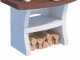 Linea VZ Maiorca - Wood and Charcoal Masonry Barbecue