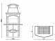 Linea VZ Maiorca - Wood and Charcoal Masonry Barbecue