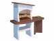 Linea VZ Portofino - Wood and Charcoal Masonry Barbecue