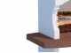 Linea VZ Portofino - Wood and Charcoal Masonry Barbecue