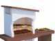 Linea VZ Portofino - Wood and Charcoal Masonry Barbecue