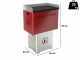 VZ QBY Line - Transportable pyrolytic pellet barbecue red
