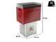 VZ QBY red line - Transportable pyrolytic pellet barbecue