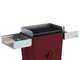 Linea VZ Red Party - Pyrolytic Pellet Barbecue with Wheels