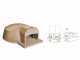 Linea VZ F2 - Built-In Wood-fired Oven with &Oslash; 107 cm Cooking Chamber - Cooking Capacity: 5 Pizzas