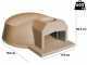 Linea VZ F2 - Built-In Wood-fired Oven with &Oslash; 107 cm Cooking Chamber - Cooking Capacity: 5 Pizzas