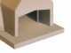 Linea VZ F2 - Built-In Wood-fired Oven with &Oslash; 107 cm Cooking Chamber - Cooking Capacity: 5 Pizzas