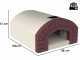 Linea VZ Capri - Built-In Wood-fired Oven with 72x70 Cooking Chamber - Cooking Capacity: 3 pizzas