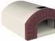 Linea VZ Capri - Built-In Wood-fired Oven with 72x70 Cooking Chamber - Cooking Capacity: 3 pizzas