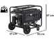 Rato R3000 single-phase petrol generator set - Wheeled - 2.7 Kw