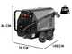 Idromatic Astra 200.15 - Professional Three-Phase Hot Water Pressure Washer - Brass Pump