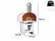 Linea VZ Pozzuoli - Outdoor Wood-Fired Oven with Concrete Base - with 72x105 cm Cooking Chamber