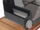 Graef SKS Line 850 Silver - Cantilever Meat Slicer with 170 mm blade - With wooden cutting board and knife drawer