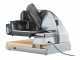 Graef SKS Line 850 Silver - Cantilever Meat Slicer with 170 mm blade - With wooden cutting board and knife drawer