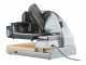 Graef SKS Line 850 Silver - Cantilever Meat Slicer with 170 mm blade - With wooden cutting board and knife drawer