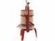 Baesso F25 - 20 L Screw Press for Fruits and Vegetables - Wooden Tank 