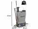 BullMach Pandora 16EM LI - Electric Battery-Powered and Manual Backpack Sprayer Pump - 12V - 8Ah