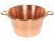 Novital - Hammered Copper Electric Pot for Polenta with Flat Base 7,3L - 4W