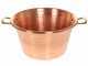 Novital - Hammered Copper Electric Pot for Polenta with Flat Base 7,3L - 4W