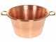 Novital - Hammered Copper Electric Pot for Polenta with Flat Base 4,7L - 4W