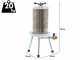 Enotecnica Pillan Carezza - 40 L Fruit Hydropress - Stainless Steel Tank 