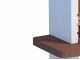 Linea VZ Toscana - Wood and Charcoal Masonry Barbecue