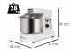 Resto Italia Pina Line MO 10 VV - Spiral Dough Mixer with Adjustable Speed - 6 Kg