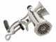 Tre Spade TC-8 Inox - Manual Crank Meat Mincer - Fixing Clamp - N.8