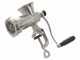 Tre Spade TC-8 Inox - Manual Crank Meat Mincer - Fixing Clamp - N.8