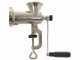 Tre Spade TC-8 Inox - Manual Crank Meat Mincer - Fixing Clamp - N.8