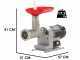 Tre Spade TC-22 EL ECO - Electric Meat Mincer - 600W - n.22