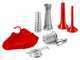 Tre Spade TC-8 COMBY - Electric Meat Mincer - 300W - N.8 + Accessory Kit