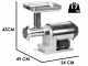 Tre Spade TC-22 Inox/80 - Electric Meat Mincer - 600W - n.22