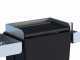 Line VZ Party black- Pyrolytic Pellet Barbecue with Wheels