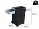Line VZ Party black- Pyrolytic Pellet Barbecue with Wheels