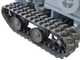 Blue Bird 310-SHL 1200 - Self-propelled track-mounted garden shredder on wheelbarrow - G420F Loncin Engine